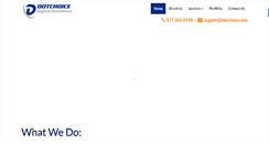 Desktop Screenshot of dotchoice.com